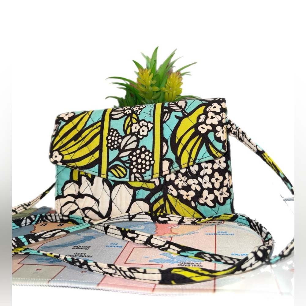 Vera Bradley  phone/wallet crossbody size bag (multiple card slots and pockets )